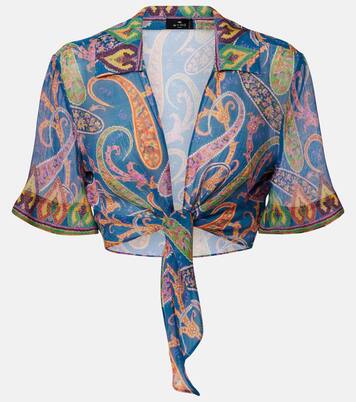 Paisley crop top | Etro