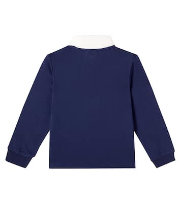 Embroidered cotton polo shirt  | Vilebrequin Kids