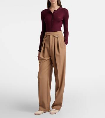 Wool Henley shirt | Chloé