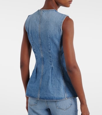 Zoey peplum denim top | Rotate