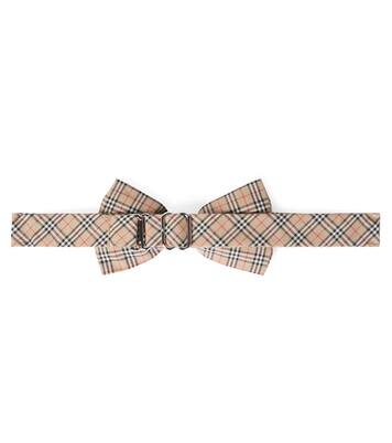 Burberry Check cotton bow tie | Burberry Kids