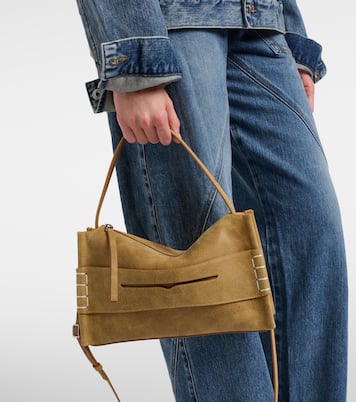 Bolso al hombro Loafer Small de ante | JW Anderson