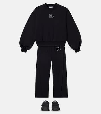 Cotton jersey sweatpants | Dolce&Gabbana Kids