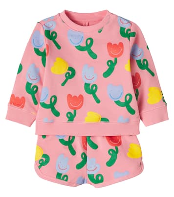 Baby Set aus Sweatshirt und Shorts aus Jersey | Stella McCartney Kids