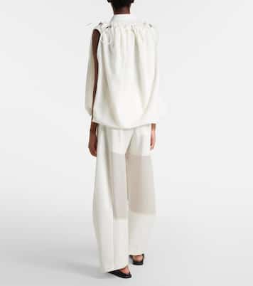 Pantalones barrel con cinturón | Sacai