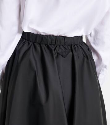 Re-Nylon belted midi skirt | Prada
