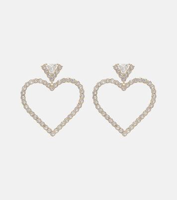 Cœur Royal embellished earrings | Valentino