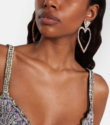 Cœur Royal embellished earrings | Valentino