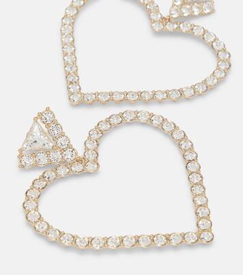 Cœur Royal embellished earrings | Valentino