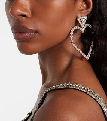 Cœur Royal embellished earrings | Valentino