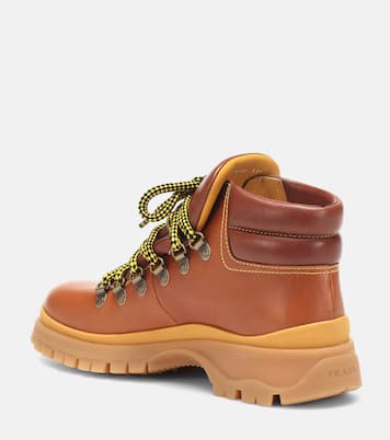 Leather ankle boots | Prada