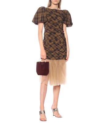 Snake-effect-leather sandals | Paris Texas