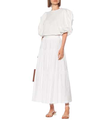 Gonna midi Sea in cotone | Staud