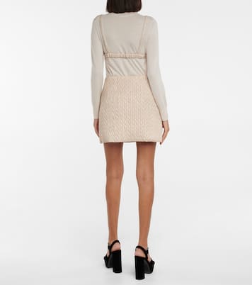 Mini-jupe matelassée | Miu Miu