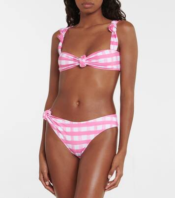 Le Bas Vichy checked bikini bottoms | Jacquemus