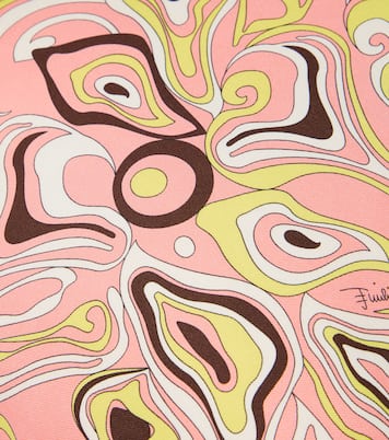 Printed silk twill pillow | Pucci