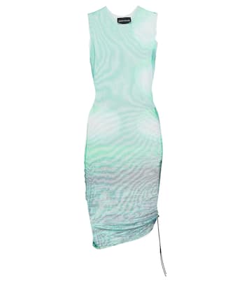 Heatwave printed mesh minidress | Louisa Ballou
