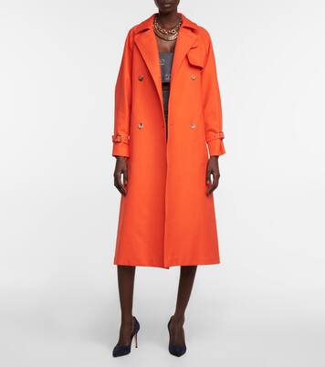 Egemone gabardine trench coat | Max Mara