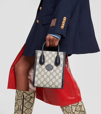 GG Supreme Mini canvas tote | Gucci