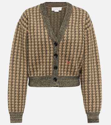Cardigan en jacquard de laine | Victoria Beckham