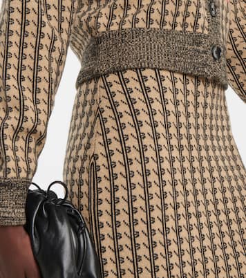 Cardigan en jacquard de laine | Victoria Beckham
