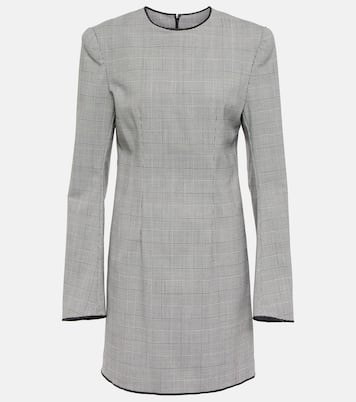 Medeola checked wool-blend minidress | Sportmax