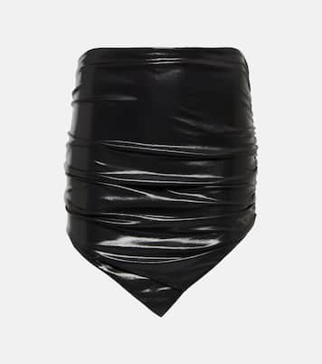Hatty ruched jersey miniskirt | The Attico