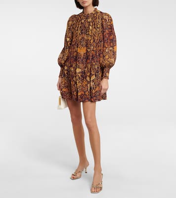 Maja printed chiffon minidress | Ulla Johnson