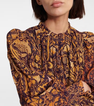 Maja printed chiffon minidress | Ulla Johnson