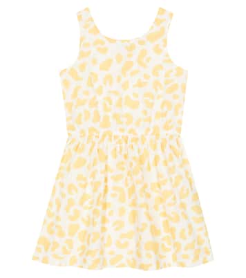 Idaho leopard-print cotton dress | Liewood