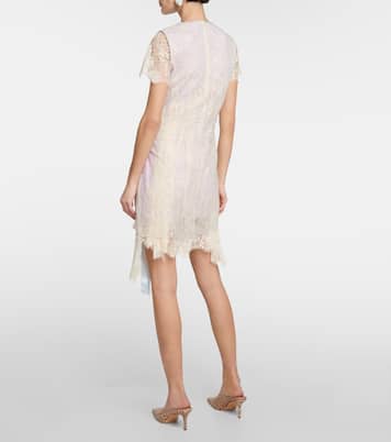Bow-detail lace minidress | Acne Studios