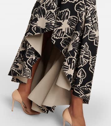 Asymmetric printed maxi skirt | Max Mara