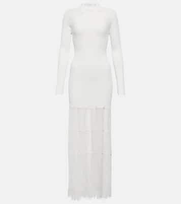 Cedar fringed maxi dress | Khaite