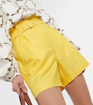 Shorts Claudio in lana, seta e lino | Gabriela Hearst