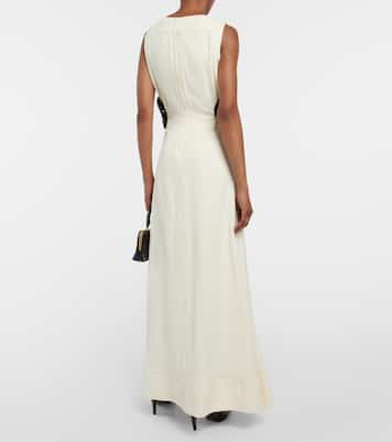 Knotted cutout crêpe gown | Jil Sander