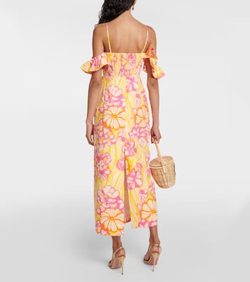 Fenella ruflled cotton midi dress | Alémais