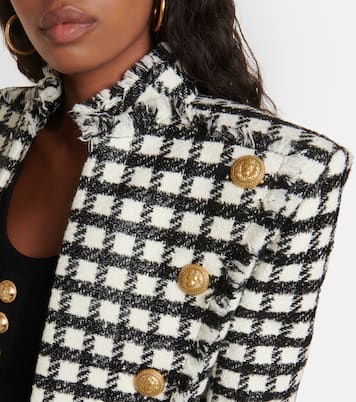 Giacca in tweed principe di Galles | Balmain