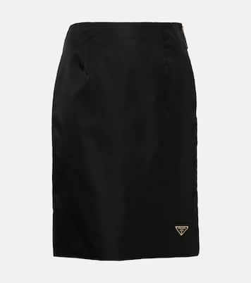 Jupe crayon en Re-Nylon | Prada