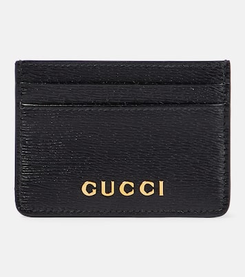 Kartenetui Gucci Script aus Leder | Gucci
