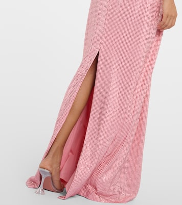 Crystal-embellished jersey gown | Area