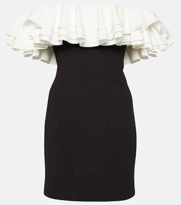 Kiara off-shoulder ruffled minidress | Staud