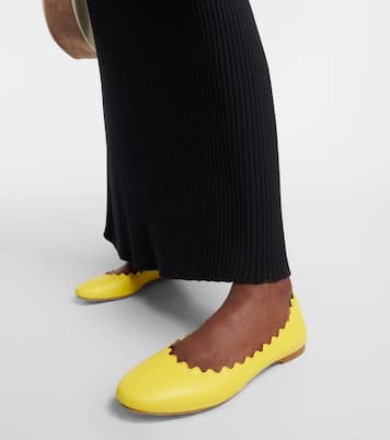 Ballerinas Lauren aus Leder | Chloé