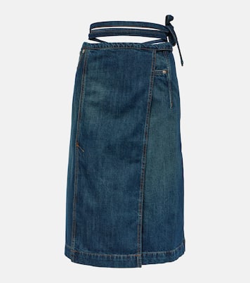 Denim wrap skirt | Sportmax