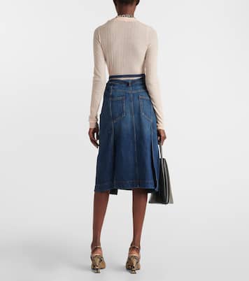 Denim wrap skirt | Sportmax