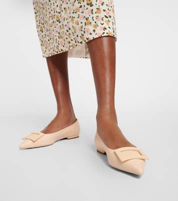 Ballerines Gommettine Ball en cuir verni | Roger Vivier