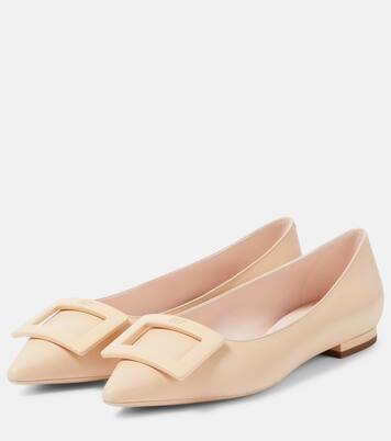 Ballerines Gommettine Ball en cuir verni | Roger Vivier
