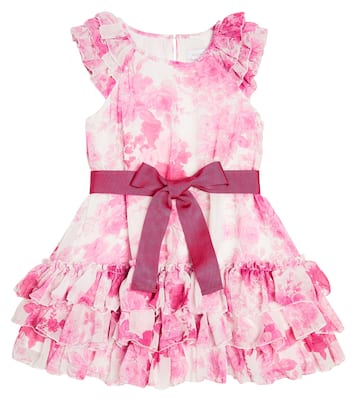 Bedrucktes Kleid aus Georgette | Monnalisa