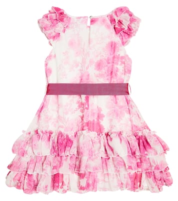 Bedrucktes Kleid aus Georgette | Monnalisa