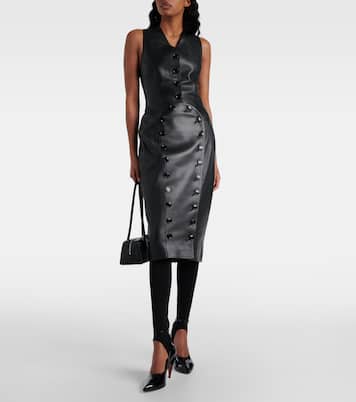 Abito midi in pelle | Alaïa