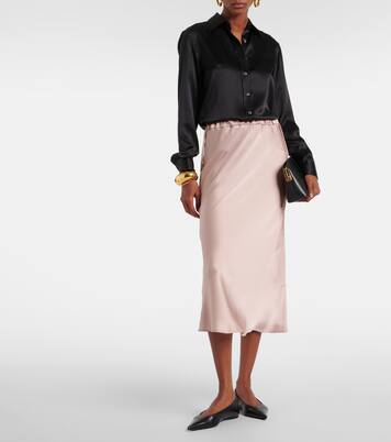 Gonna midi in raso | Max Mara